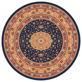 Zanza, Orange, 8' Round
