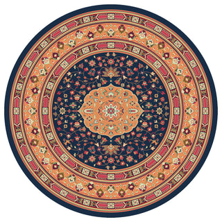 Zanza, Orange, 8' Round