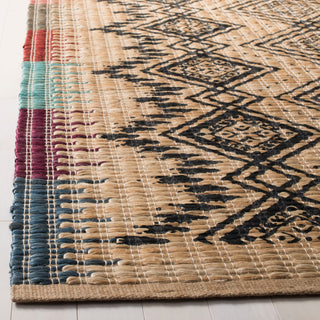 Safavieh Cape Cod Collection CAP310 Rug, Natural/Black, 2'3"x8'