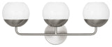 Alvin LED Bath Wall Sconce, Brushed Nickel
