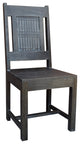 Sarah 18" Traditional Mango Solid Wood Dining Chair in Antique Brown - Set of 2