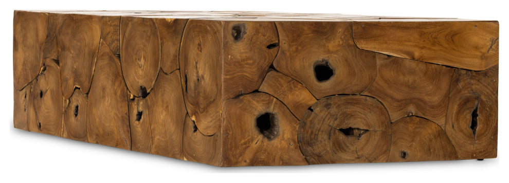 Tomlin Outdoor Coffee Table-Teak Root
