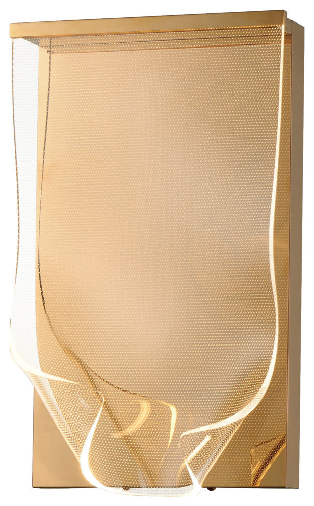 ET2 E24871-133 Rinkle 17" Tall LED Wall Sconce - French Gold