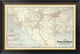 "Sante Fe Route and connections, 1888"  by Santa Fe Railroad Company, 34x23"