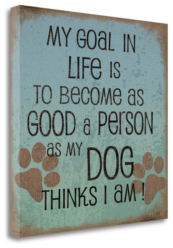 "My Dog" By Jo Moulton, Giclee Print on Gallery Wrap Canvas, Ready to Hang