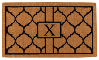 Pantera Monogram Doormat, Extra-Thick 3'x6', Letter X