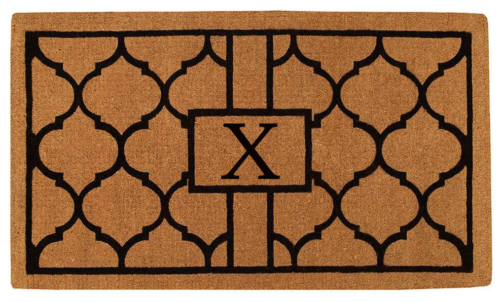 Pantera Monogram Doormat, Extra-Thick 3'x6', Letter X