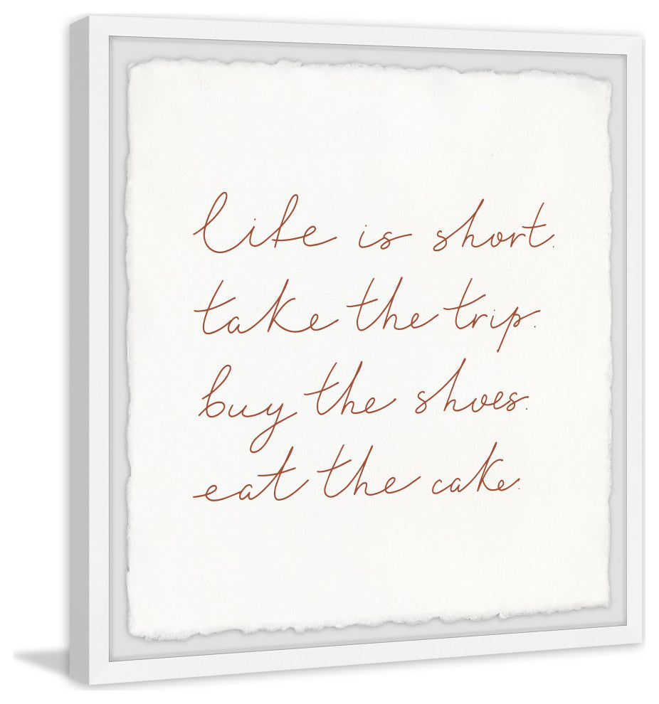 "Eat the Cake II" Framed Painting Print, 12x12