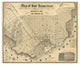"Map of San Francisco, 1852" Digital Paper Print by Britton and Rey, 18"x15"