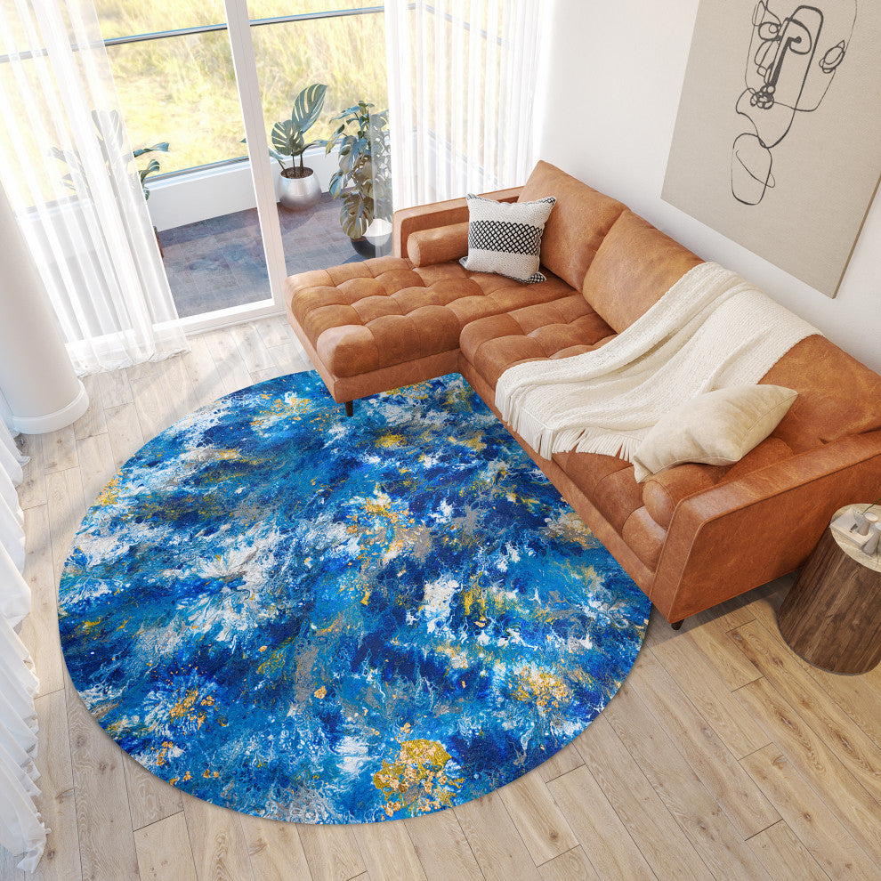 Kikiamo KK17 Pacifica 8' x 8' Round Rug