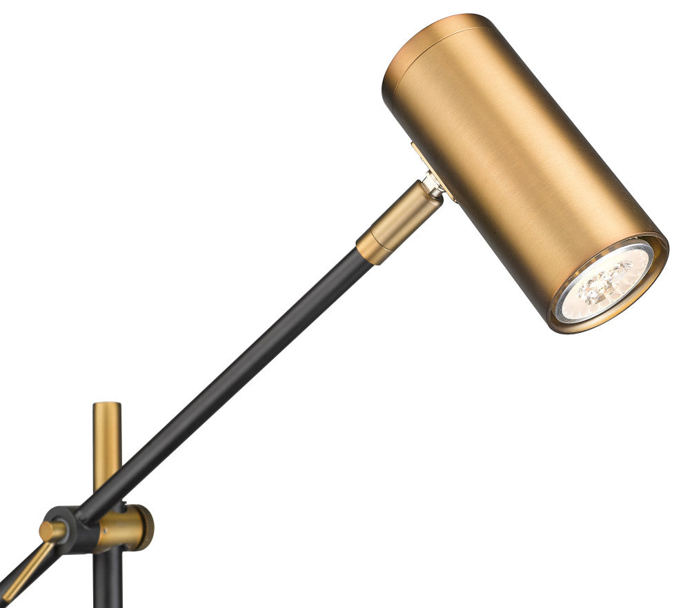 Zlite 814FL-MB-OBR 1-Light Floor Lamp, Olde Brass