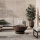 Sunjoy Montague 34" Round Woodburning Firepit