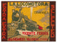 "La Locomotora Oranges" Digital Paper Print by Retrolabel, 24"x19"