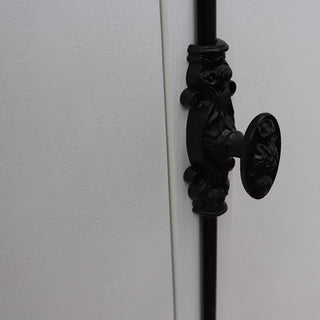 30" Single Vanity, Glacier Ash, Black Galaxy Top, Round Sink