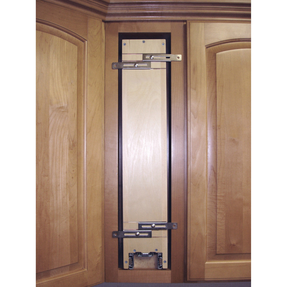 Wood Wall Cabinet Pull Out Organizer for 30" H Cabinets With BB Soft Close, 8"