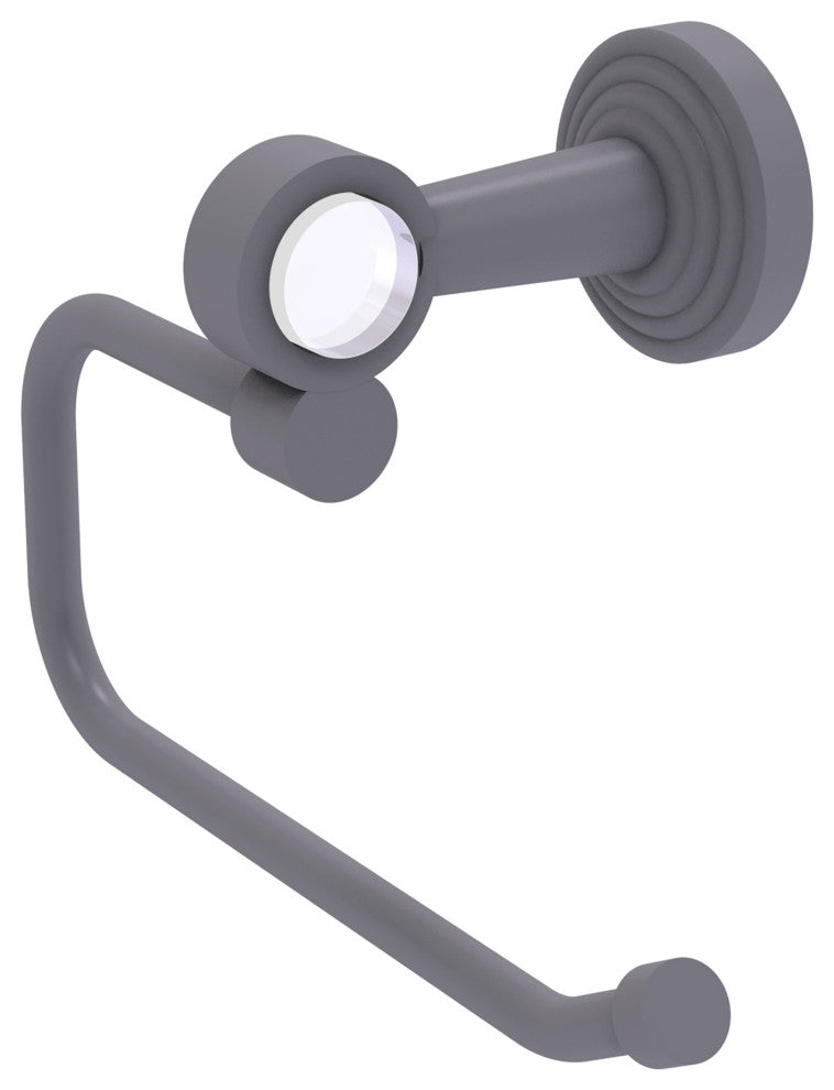 Pacific Beach European Style Toilet Tissue Holder, Matte Gray