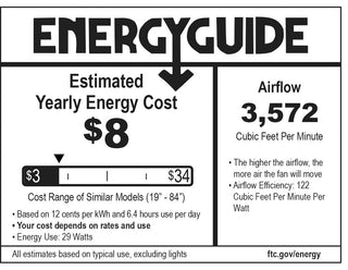Minka-Aire F786-BNW Simple, 44" Ceiling Fan, Brushed Nickel Wet Finish