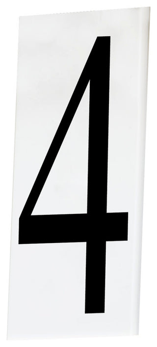 Maxim 53614 5" Tall House Number 4 - White