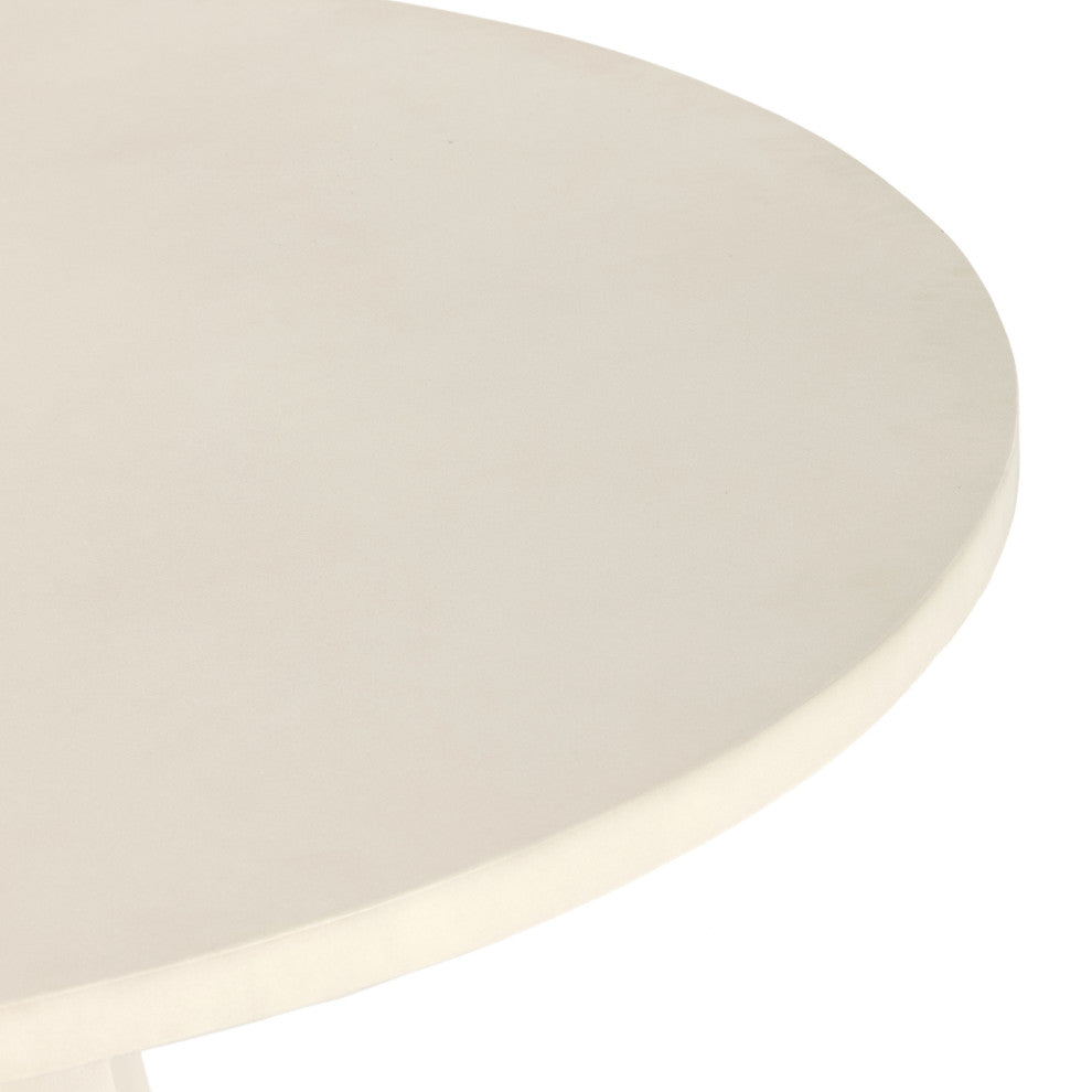Bowman Outdoor Dining Table-60-White