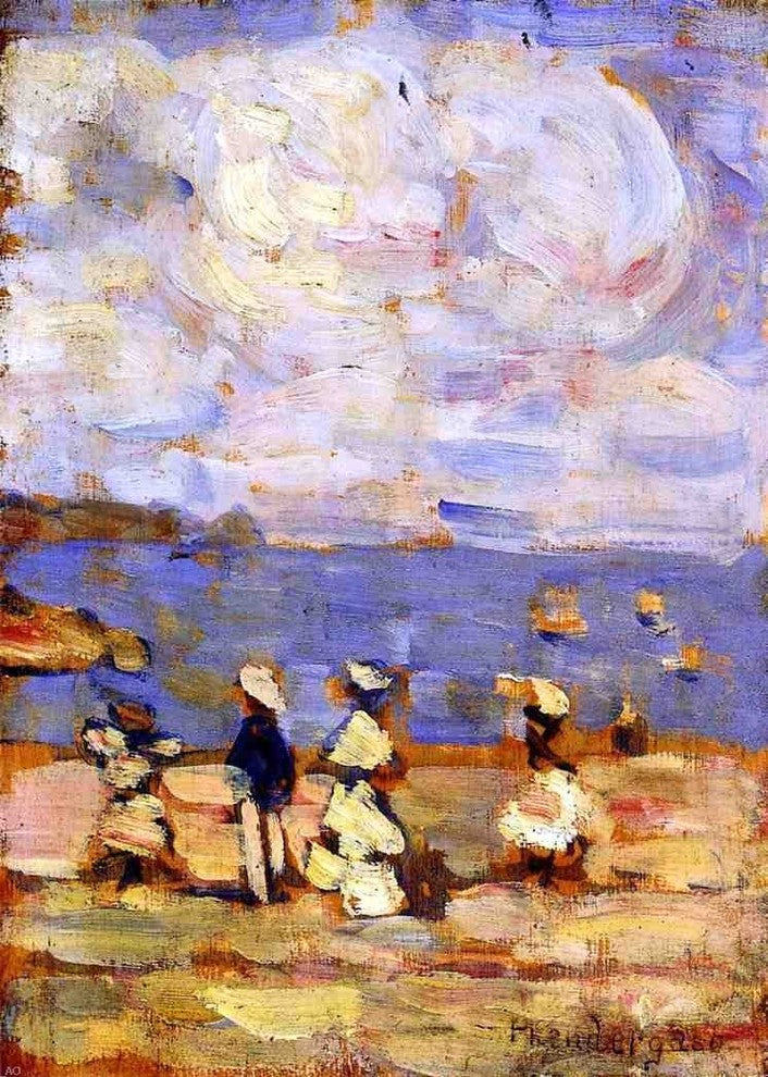 Maurice Prendergast St. Malo, 18"x27" Wall Decal