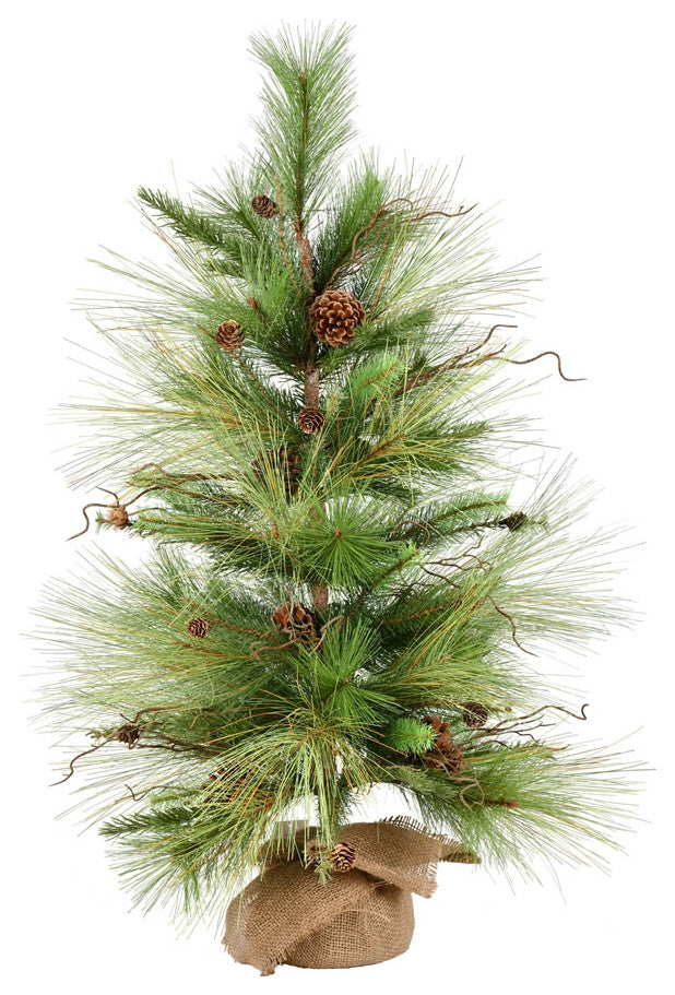 Vickerman D191430 36" Ridgeville Pine Artificial Christmas Tree, Unlit
