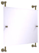 Carolina Landscape Frameless Rail Mounted Mirror, Antique Brass