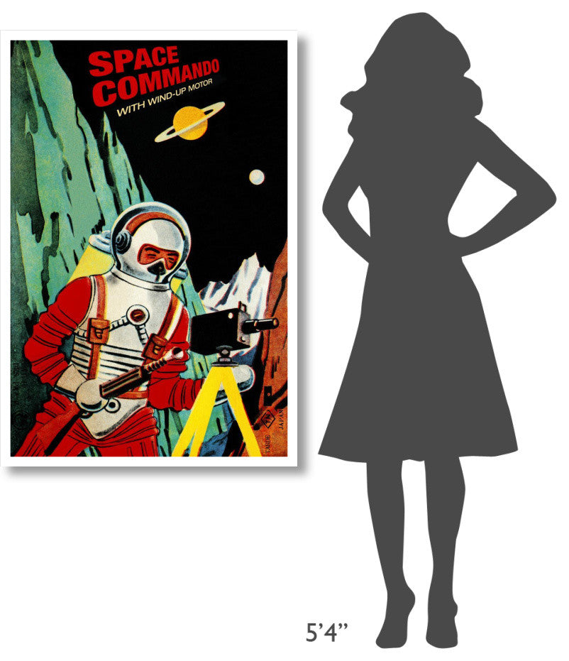 "Space Commando" Digital Paper Print by Retrobot, 31"x46"