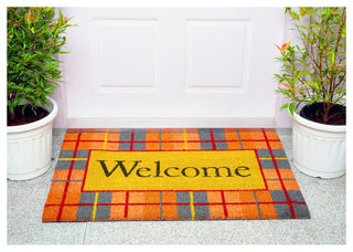 Calloway Mills 107601729 Fall Plaid Doormat, 24x36