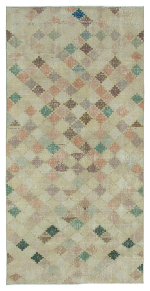 Rug N Carpet - Handwoven Turkish 5' 0'' x 9' 10'' Decorative Vintage Rug