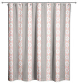 Southwestern Pattern in Pink and Gray Shower Curtain