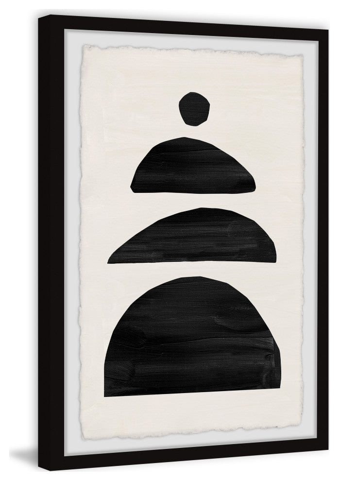 "Border Barriers" Framed Painting Print, 16x24