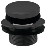 Tip Toe 1-3/8" Npsm Fine Thread Bath Drain In Powder Coated Flat Black