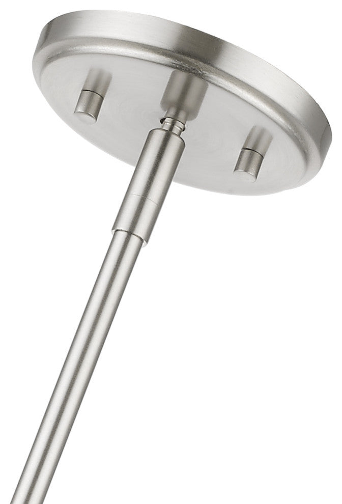 Willow 6 Light Brushed Nickel Chandelier