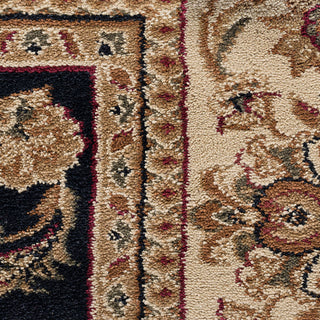 Gabrielle Traditional Oriental Black Rectangle Area Rug, 6.7' x 9.6'