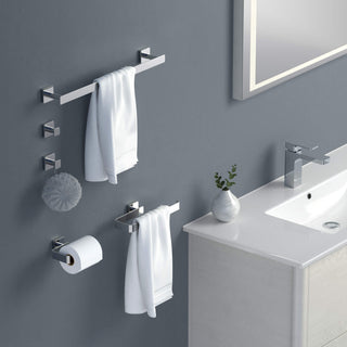 Blaze 5 Piece Bathroom Hardware Set, Chrome