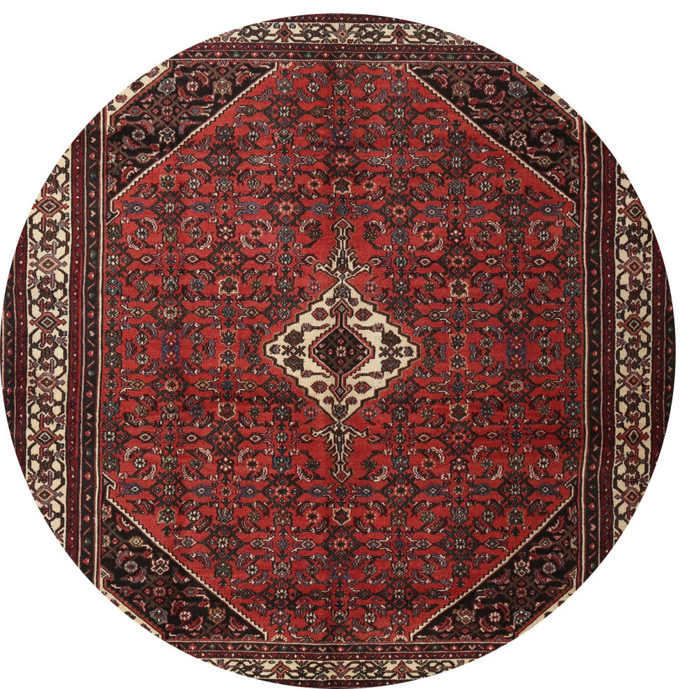 Ahgly Company Indoor Round Traditional Area Rugs, 3' Round