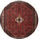 Ahgly Company Indoor Round Traditional Area Rugs, 3' Round