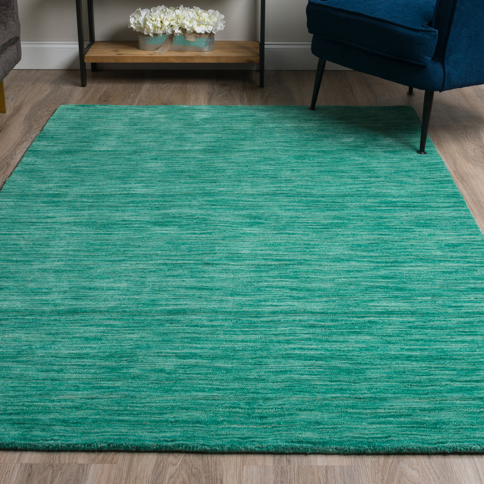 Rafia RF100 Emerald 4' x 4' Round Rug