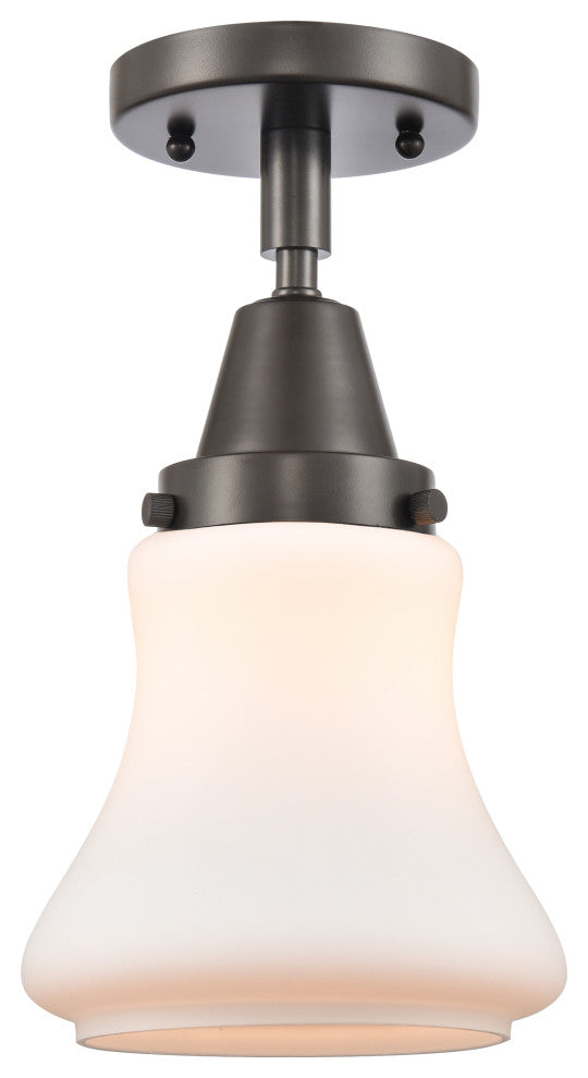 INNOVATIONS LIGHTING 447-1C-OB-G191 Bellmont Flush Mount