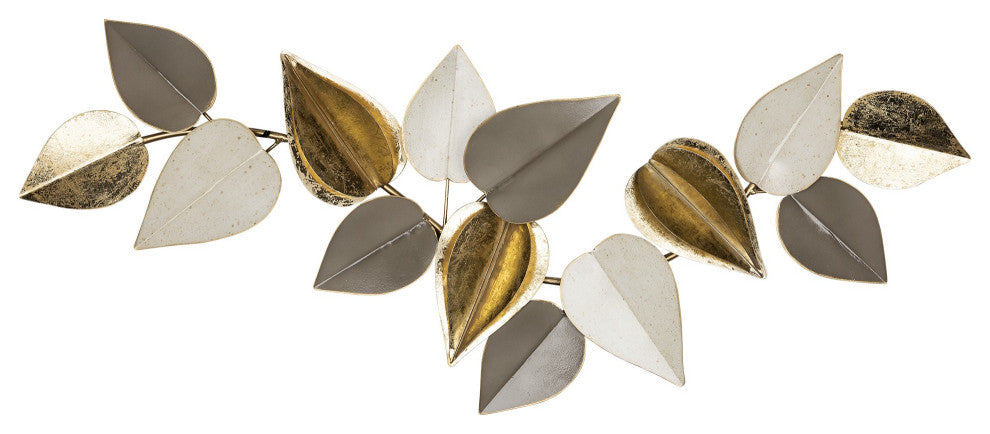 Metal Leaves Modern Centerpiece