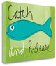 "Catch And Release" By Linda Woods, Giclee Print on Gallery Wrap Canvas