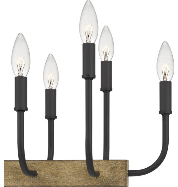 Quoizel COD139MBK 16 Light Island Chandelier, Matte Black Finish