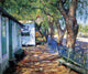 Guy Orlando Rose San Gabriel Road, 20"x25" Gallery Wrapped Canvas Print