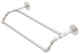 Pipeline Double Towel Bar, Satin Nickel, 18"