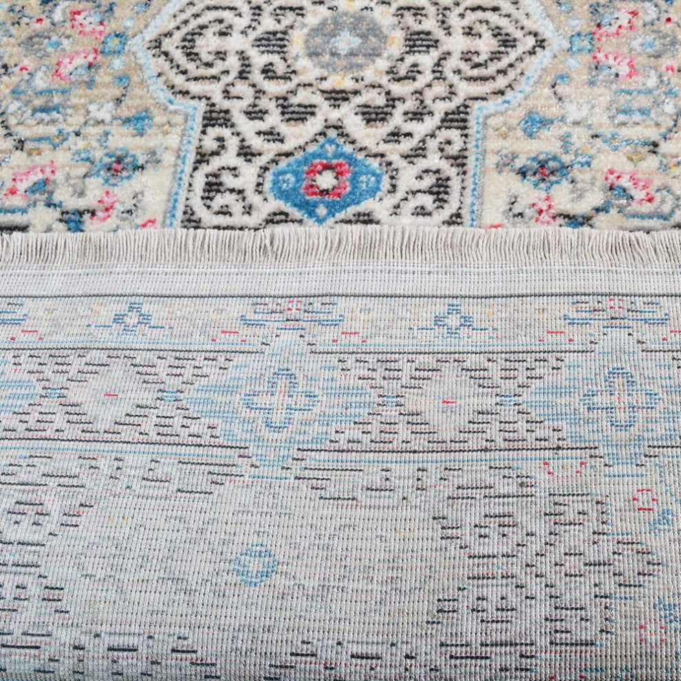 MACHINE MADE POLYESTER AREA RUGS  -Multicolor, Oriental ,Rugs for Living Room