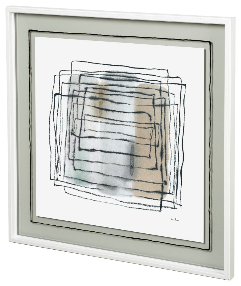 Field IV Abstract Framed Art
