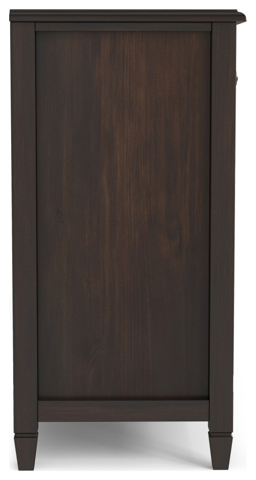 Connaught Solid Wood Sideboard Buffet, Chestnut Brown