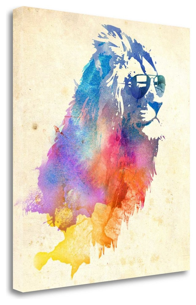 "Sunny Leo" By Robert Farkas, Giclee Print on Gallery Wrap Canvas, Ready to Hang