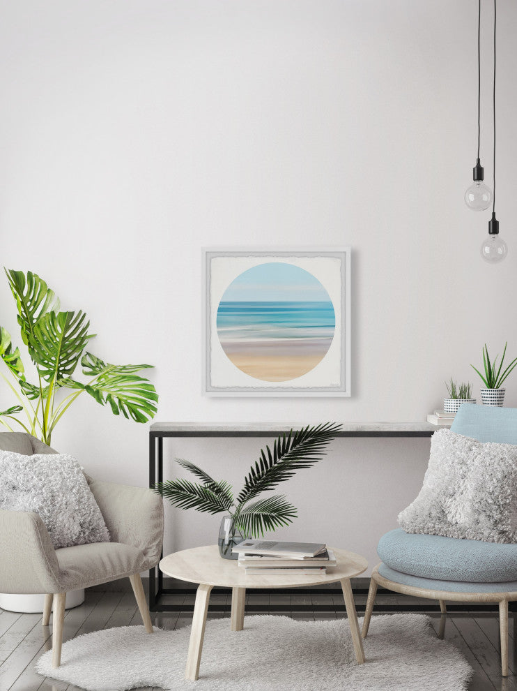 "Find the Endless Sea" Framed Painting Print, 32x32