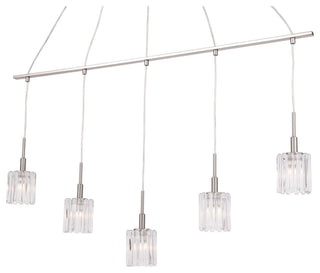 Woodbridge Lighting Candice Linear Pendant, Frosted Square